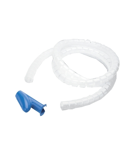 Organizator do kabli Ø25mm dł.2m z aplikatorem biały transparentny TC250/0