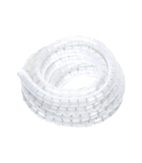 Organizator do kabli Ø25mm dł.20m biały transparentny TC251/0