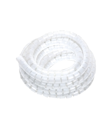 Organizator do kabli Ø25mm dł.20m biały transparentny TC251/0