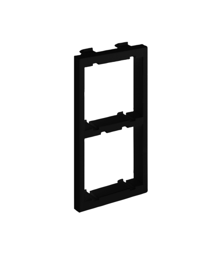 Adapter CIMA pionowy 2× K45 108×52mm szary grafit S62/14