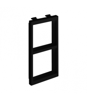 Adapter CIMA poziomy 2× K45 108×52mm szary grafit S66/14