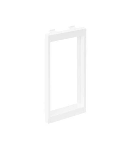 Adapter CIMA poziomy sąsiadujący 2× K45 108×52mm czysta biel S44/9