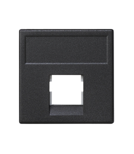 Plakietka teleinformatyczna K45 3M Volition OCK pojedyncza bez osłon płaska 45×45mm szary grafit K045/14