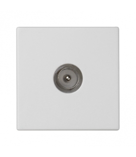 Płytka K45 gniazdo TV męskie 45×45mm czysta biel K120A/9
