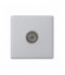Płytka K45 gniazdo TV męskie 45×45mm aluminium K120A/8