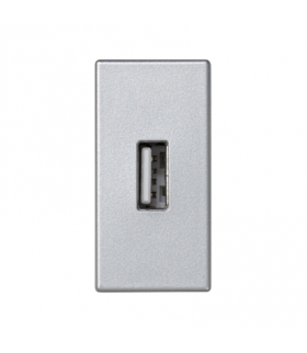 Płytka K45 złącze USB typ A 45×22,5mm aluminium K128B/8