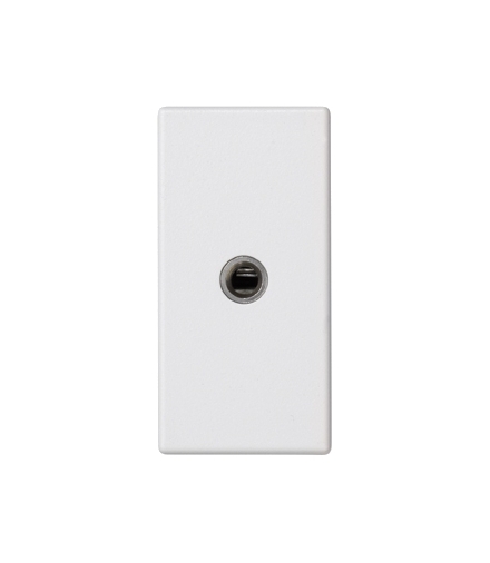 Płytka K45 gniazdo mini-jack 45×22,5mm czysta biel K123B/9