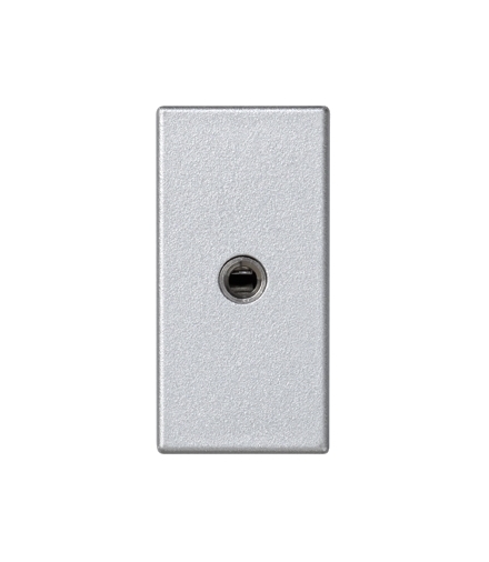 Płytka K45 gniazdo mini-jack 45×22,5mm aluminium K123B/8