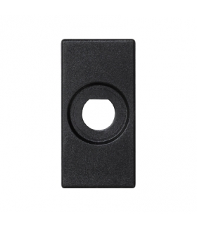 Płytka K45 pusta z otworem Ø10mm 45×22,5mm szary grafit K102/14
