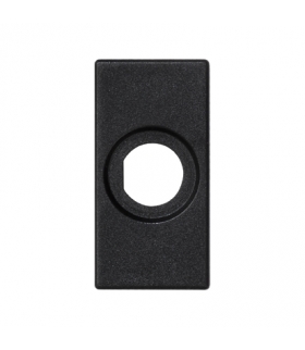 Płytka K45 pusta z otworem Ø14mm 45×22,5mm szary grafit K103/14