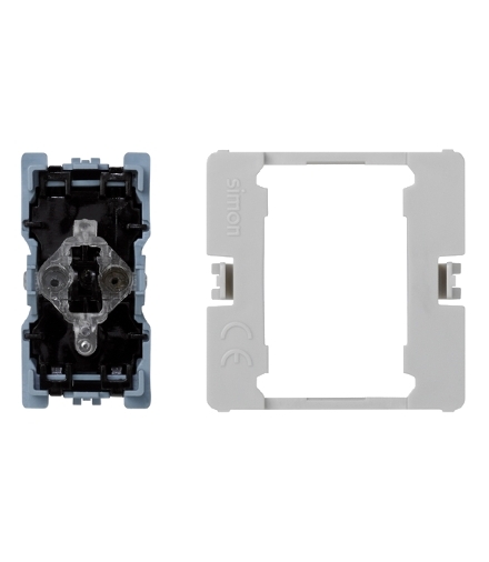 Przycisk K45 z podświetleniem (mechanizm) 16AX 250V 45×22,5mm K304