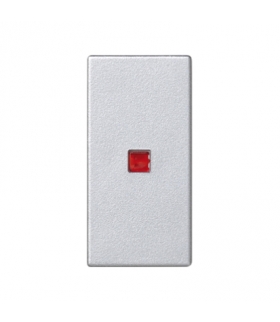 Klawisz K45 z podświetleniem kolor czerwony 45×22,5mm aluminium K115/8