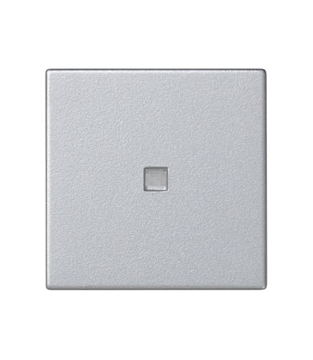 Klawisz K45 z podświetleniem kolor biały 45×45mm aluminium K114/8