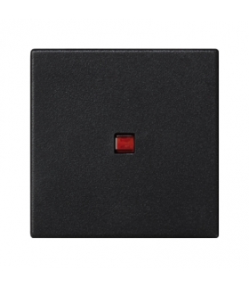 Klawisz K45 z podświetleniem kolor czerwony 45×45mm szary grafit K112/14