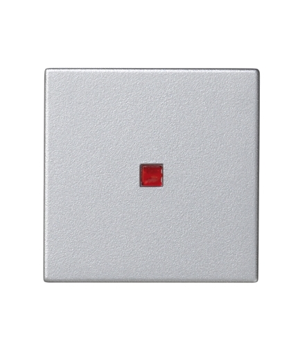 Klawisz K45 z podświetleniem kolor czerwony 45×45mm aluminium K112/8