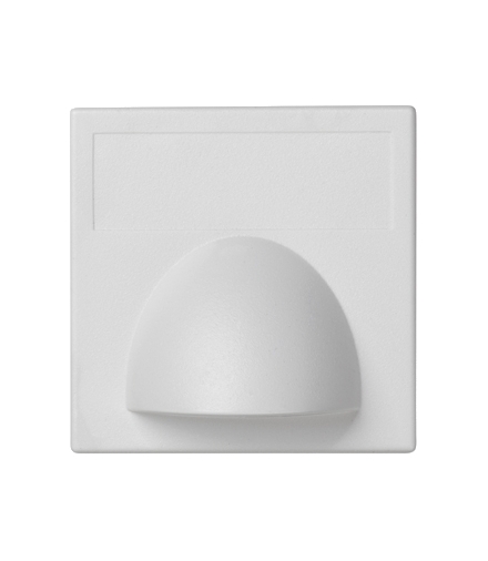 Plakietka przyłączeniowa K45 kątowa bezpośrednia 45×45mm czysta biel K10/9