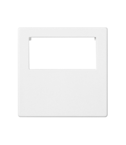 Plakietka przyłączeniowa K45 do złącza GESIS® pojedyncza 45×45mm czysta biel K18/9