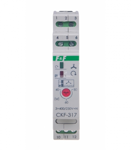 Czujnik kolejności i zaniku fazy CKF-317