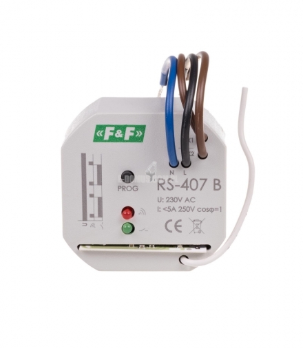 Bistabilny przekaźnik sterowania radiowego RS-407 B