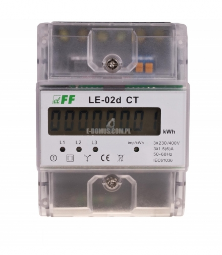 Licznik zużycia energii LE-02d CT