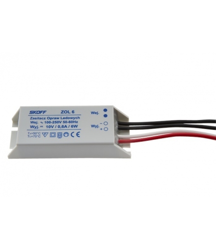 ZOL 6 Zasilacz opraw ledowych Skoff 10V/6W
