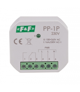 Przekaźnik elektromagnetyczny PP-1P 230 V