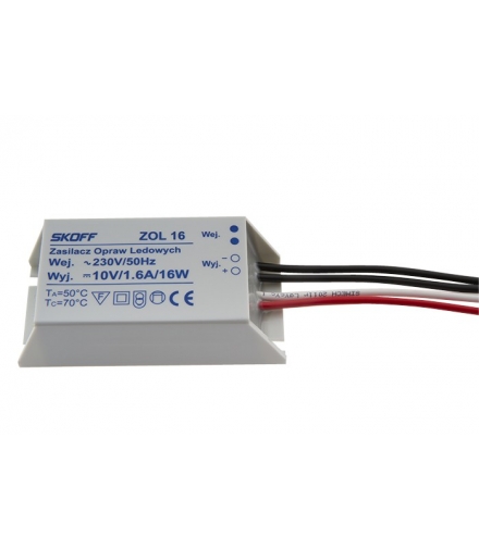 ZOL 16 Zasilacz opraw ledowych Skoff 10V/16W
