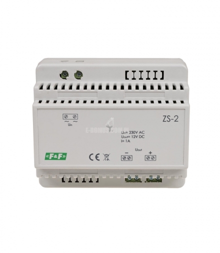 Zasilacz 12V 12W 1A DIN ZS-2