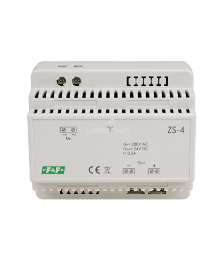 Zasilacz 24V 12W 0.5A DIN ZS-4