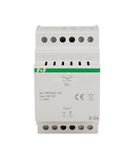 Zasilacz 24V 30W, 1.25A DIN ZI-24