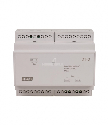Zasilacz 12V 25W, 2A DIN ZT-2