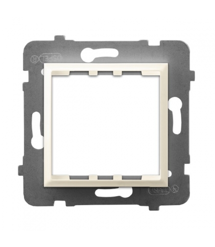ARIA AP45-1U/m/27 Adapter podtynkowy systemu OSPEL 45 do serii Aria, ECRU