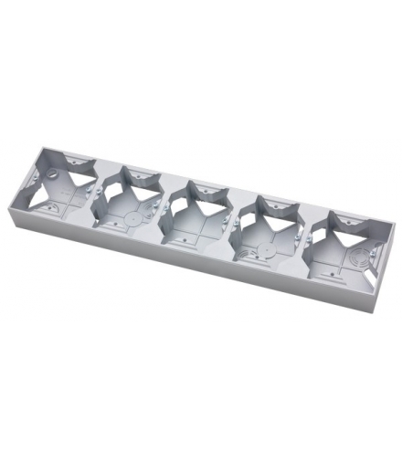 ARIA PNP-5U/18 Puszka instalacyjna pięciokrotna, SREBRO