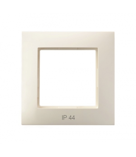 ARIA RH-1U/27 Ramka pojedyncza IP-44, ECRU