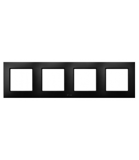 ARIA RH-4U/33 Ramka poczwórna IP-44, CZARNY METALIK