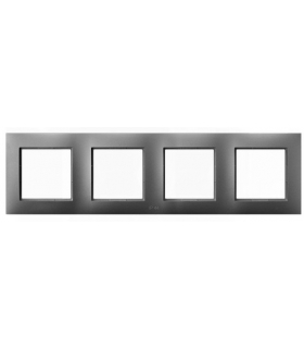 ARIA RH-4U/70 Ramka poczwórna IP-44, SZARY MAT
