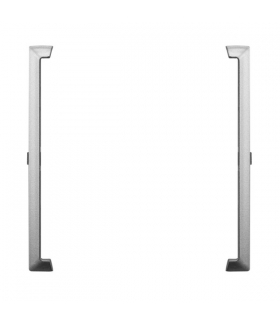 ARIA RO-3U/18 Ramka ozdobna do gniazd podwójnych, SREBRO