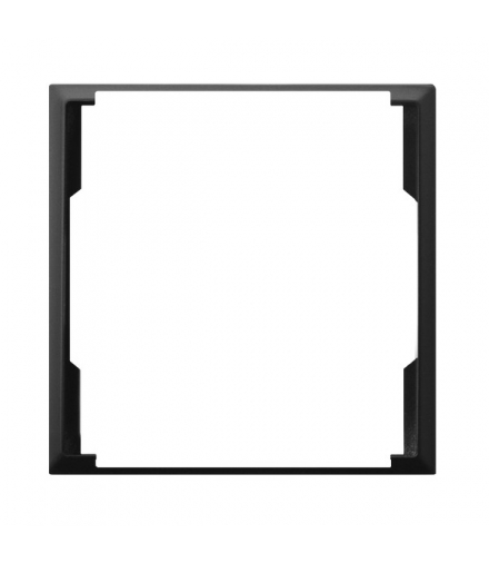 ARIA RO-4U/33 Ramka ozdobna do gniazd podwójnych do ramek, CZARNY METALIK