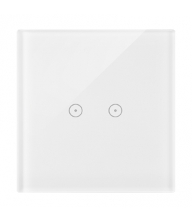 Panel dotykowy 1 moduł 2 pola dotykowe poziome, biała perła DSTR12/70