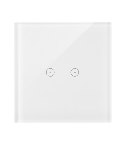 Panel dotykowy 1 moduł 2 pola dotykowe poziome, biała perła DSTR12/70