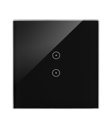 Panel dotykowy 1 moduł 2 pola dotykowe pionowe, zastygła lawa DSTR13/73