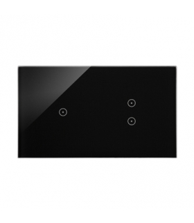 Panel dotykowy 2 moduły 1 pole dotykowe, 2 pola dotykowe pionowe, zastygła lawa DSTR213/73