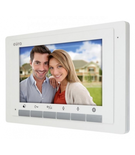 MONITOR EURA VDA-49A5 2EASY - biały, ekran 7