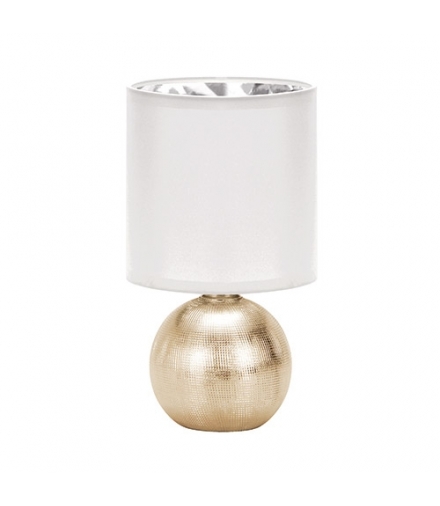 Lampka stołowa PERLO E14 GOLD/WHITE IDEUS 03291