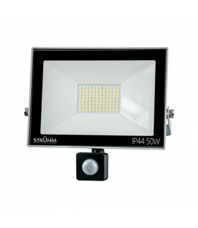 Naświetlacz SMD LED z czujnikiem ruchu KROMA LED S 50W GREY 4500K IDEUS 03607