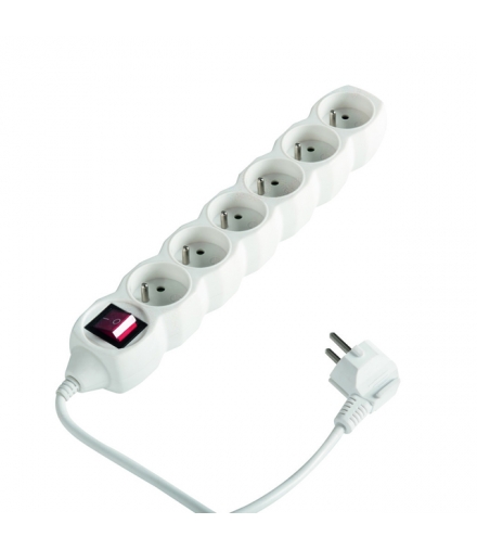 LUNGA S6 3G1.0X5M Przedłużacz elektryczny z uziemieniem i włącznikiem Kanlux 26515