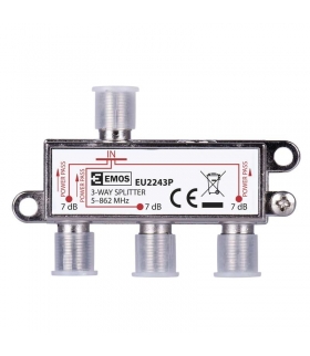 Rozgałęźnik antenowy EU2243 Power Pass EMOS J0003P