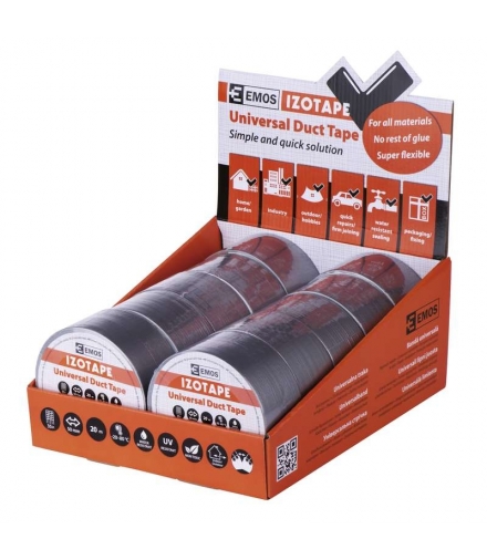 Taśma uniwersalna 50mm / 20m szara EMOS F6020