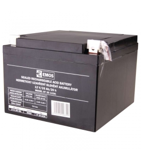 Akumulator AGM 12V 26Ah 12× 14 EMOS B9683