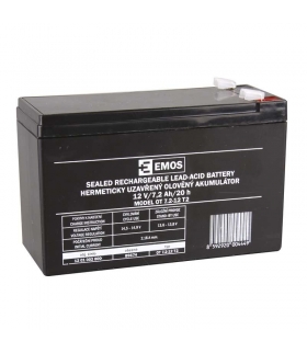 Akumulator AGM 12V 7,2Ah faston 6,3 EMOS B9674